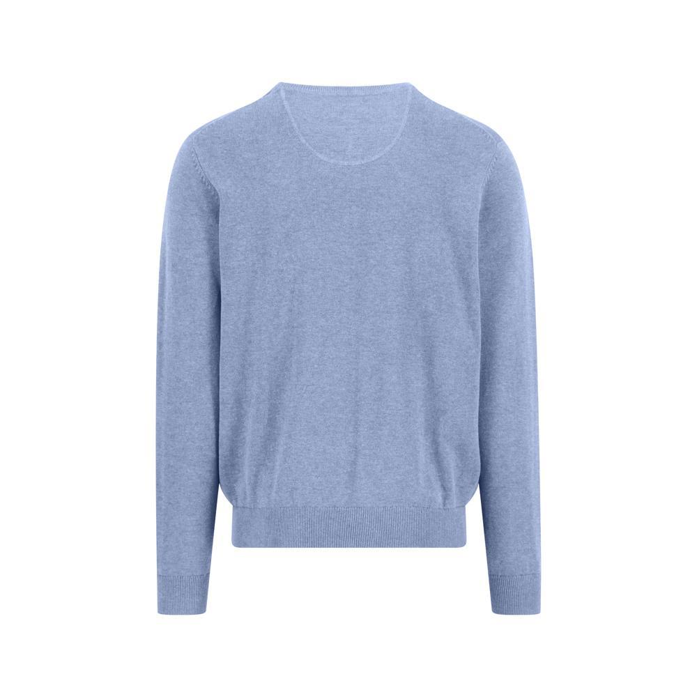 Fynch-Hatton Fine Knit Cotton Crew Neck Sweater